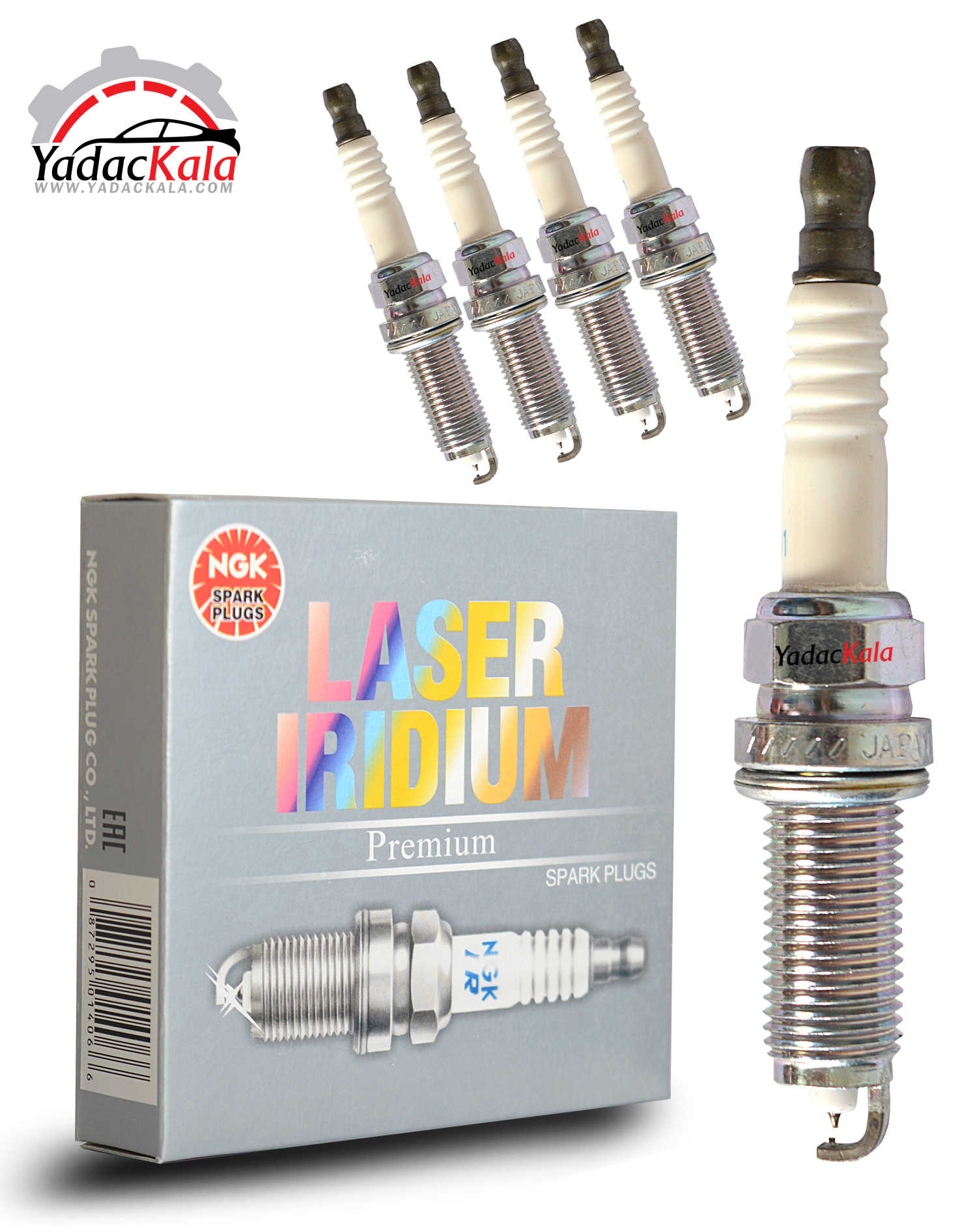 شمع سوزنی ایریدیوم دبل یورو4 ان جی کی ژاپن آچار 14 DILKAR7B11-1406